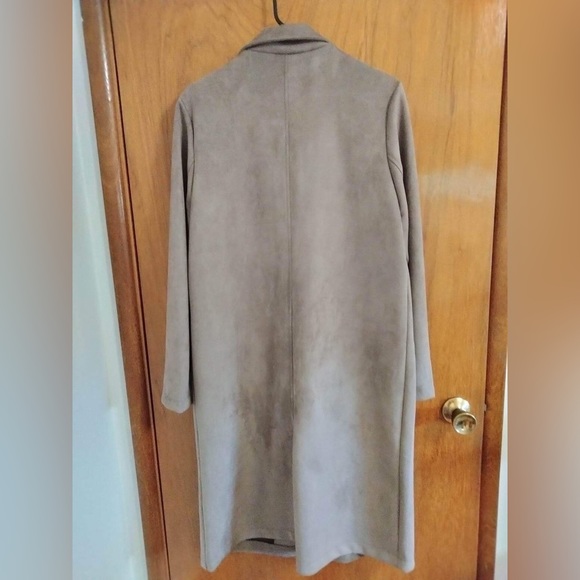 🤎 Taupe Forever 21 Long Jacket Size M - Picture 4 of 4